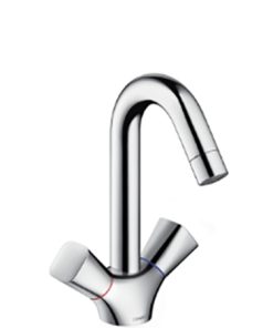 HG Logis 2-Griff-Waschtischarmatur chrom