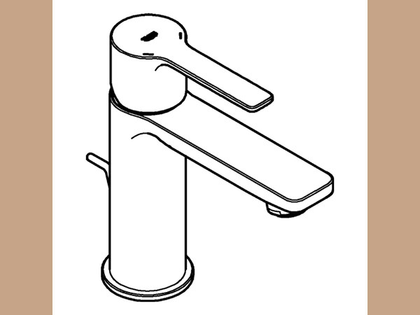 Grohe EH-Waschtischbatterie Lineare 32109 XS-Size chrom – Bild 3