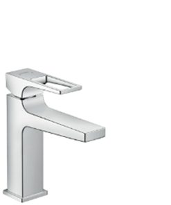 HG Metropol Waschtischmischer 110 chrom Bügelgriff Push-Open Ablaufgarnitur