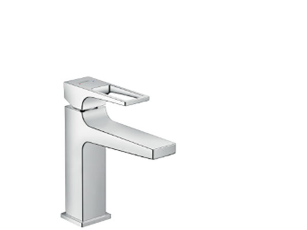 HG Metropol Waschtischmischer 110 chrom Bügelgriff Push-Open Ablaufgarnitur