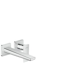 HG 2-Loch Waschtischarmatur Unterputz Metropol F-Set chrom langer Auslauf