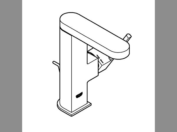 Grohe Plus EH-WT-Batterie M-Size schwenkbarer Auslauf chrom – Bild 3
