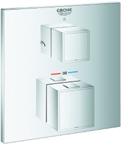 Grohe Grohtherm Cube THM-Brausebatterie FMS für 35600 2-Wege-Umst. chrom