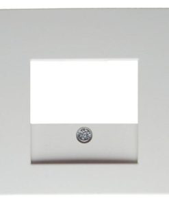 Zentralstück mit TAE-Ausschnitt S.1 pola rweiß, glänzend