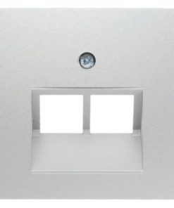 Zentralstück für UAE Steckdose 2fach S.1 /B.3/B.7 polarweiß, matt