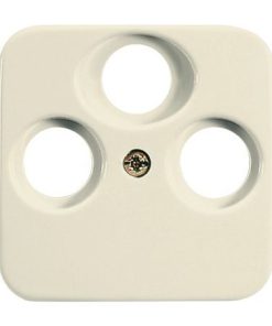 Zentralscheibe für Antennendose 3 Loch Reflex SI weiß