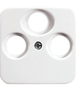 Zentralscheibe für Antennendose 3 Loch Reflex SI alpinweiß