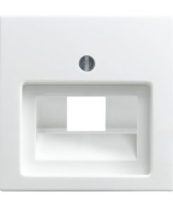 Zentralscheibe 1-fach für RJ45 Dosen Balance SI alpinweiß