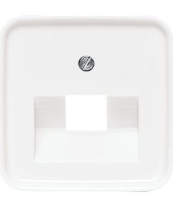 Zentralscheibe 1-fach für RJ45 Dosen Reflex SI alpinweiß