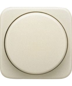 Zentralscheibe mit Drehknopf für Dimmer Reflex SI weiß