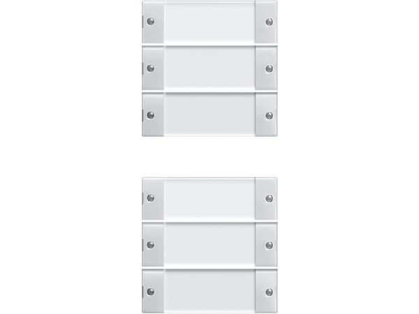 Wippenset 6f (3+3) BSF System 55 reinweiß glänzend