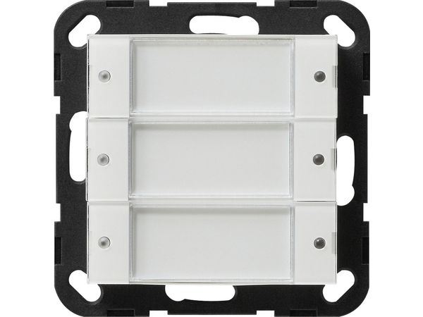 Tastsensor 2 3fach 24 V potenzialfrei System 55 Klar/Reinweiß