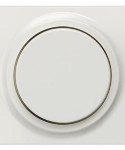 Abdeckungplatte für Dimmer mit Drehknopf DELTA i-system, titanweiß