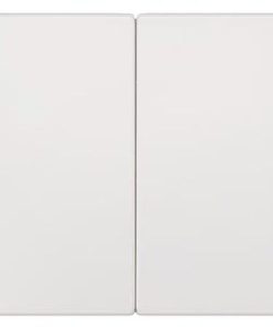 Wippe 2fach neutral DELTA i-system, titanweiß