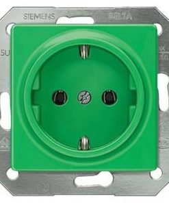 Schuko-Steckdose DELTA i-system, grün