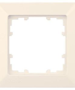 Rahmen 1fach DELTA line, elektroweiß