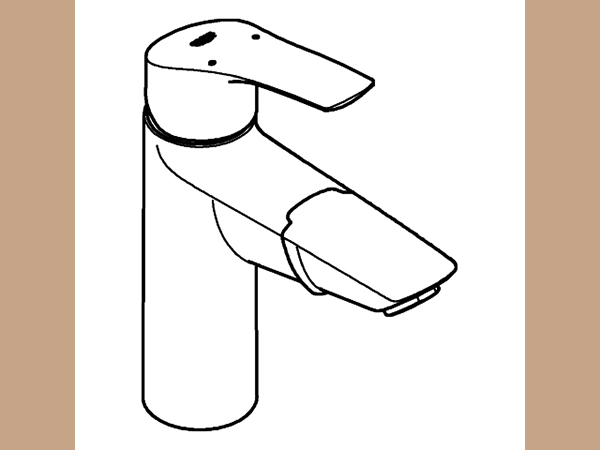 Grohe EH-WT-Batterie Eurosmart 23976_3 M-Size azb. Auslauf PO-Ablaufgrt. chrom – Bild 3