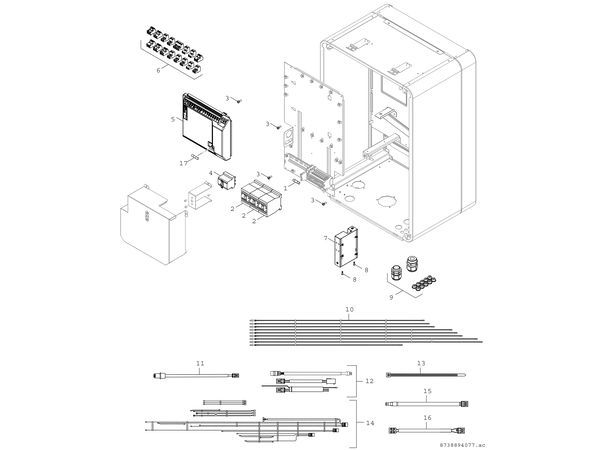 Inneneinheit AWE 9 für Wärmepumpe für CS7400iAW, CS7001iAW, CS7000iAW – Bild 3