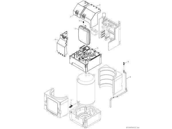 Inneneinheit AWMB für Wärmepumpe für CS7400iAW, CS7001iAW, CS7000iAW – Bild 3