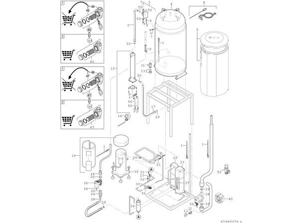 Bosch Erdwärmepumpe 7,6 kW Supraeco STM 80-1, Modulgerät – Bild 3