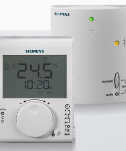 Raumtemperaturregler LCD 5..30°C T/N 2-Pkt(TPI) Funk m. Empfänger