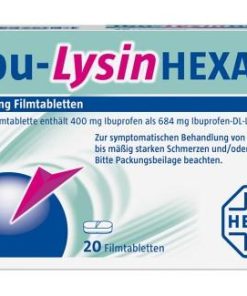 IBU-Lysin 400 mg Hexal Filmtabletten – 20 Stück