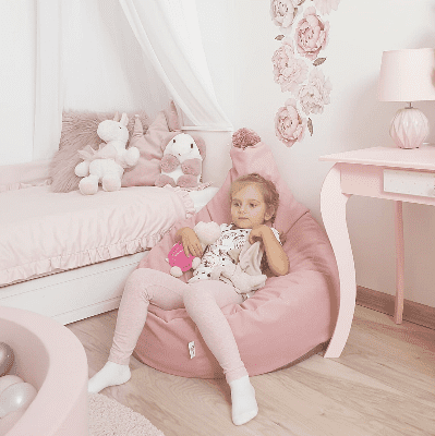 Kindersitzsack Pink – Bild 2