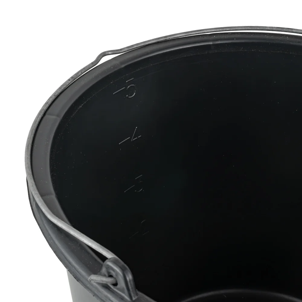 Baueimer 5 Liter mit Skala Wassereimer Mörteleimer Kübel für Haushalt, Garten & Baustelle – Bild 7