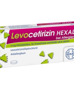 Levocetirizin Hexal bei Allergien 5 mg Filmtabletten – 6 Stück