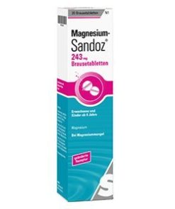 Magnesium Sandoz 243 mg Brausetabletten – 20 Stück