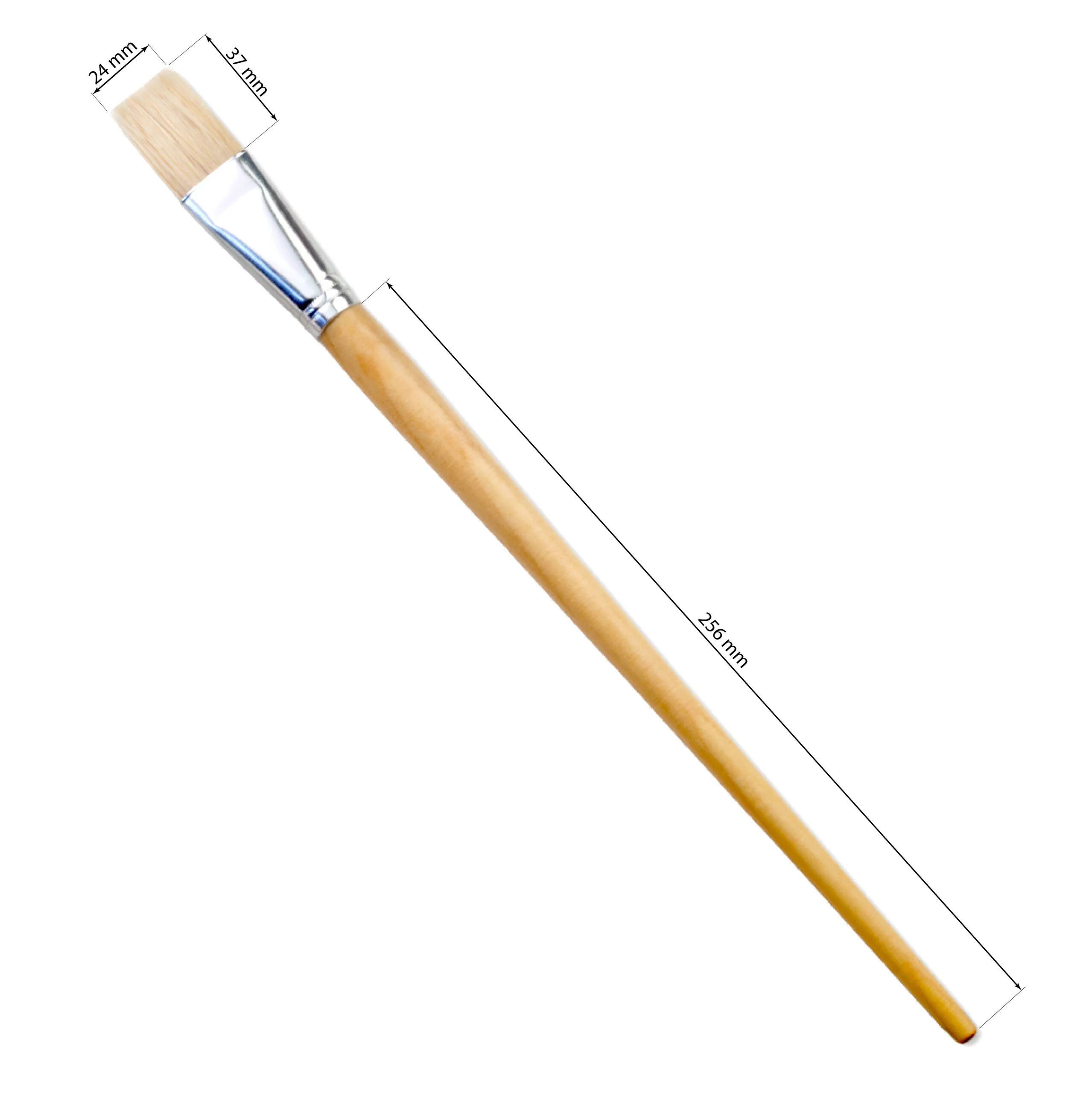 Flachpinsel 24 mm – Präzision für Kanten & Details (1 Stück | 24mm) – Bild 3