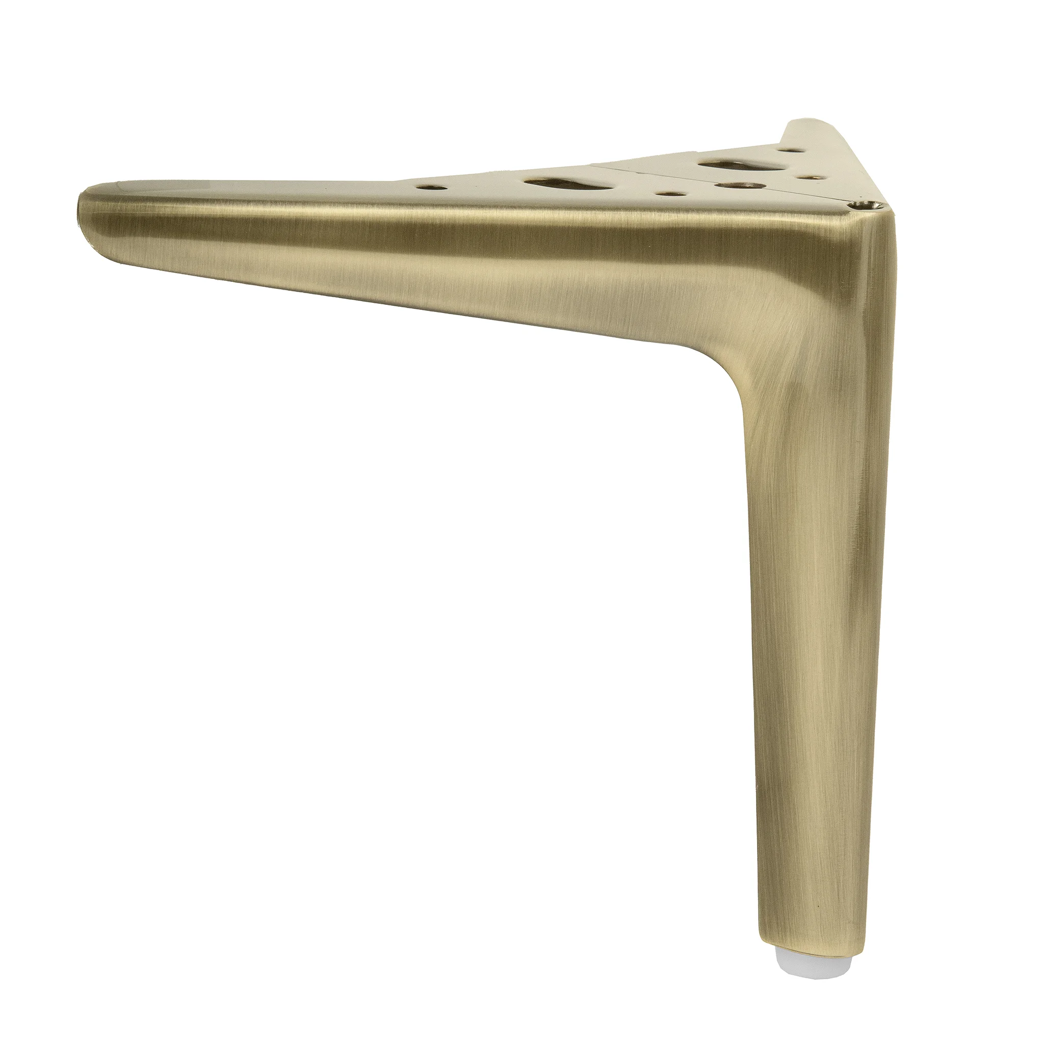 Möbelfuße Stahl gebürstetes Messing (Brushed Brass) hochwertiger Qualität Höhe 18 cm – Bild 8