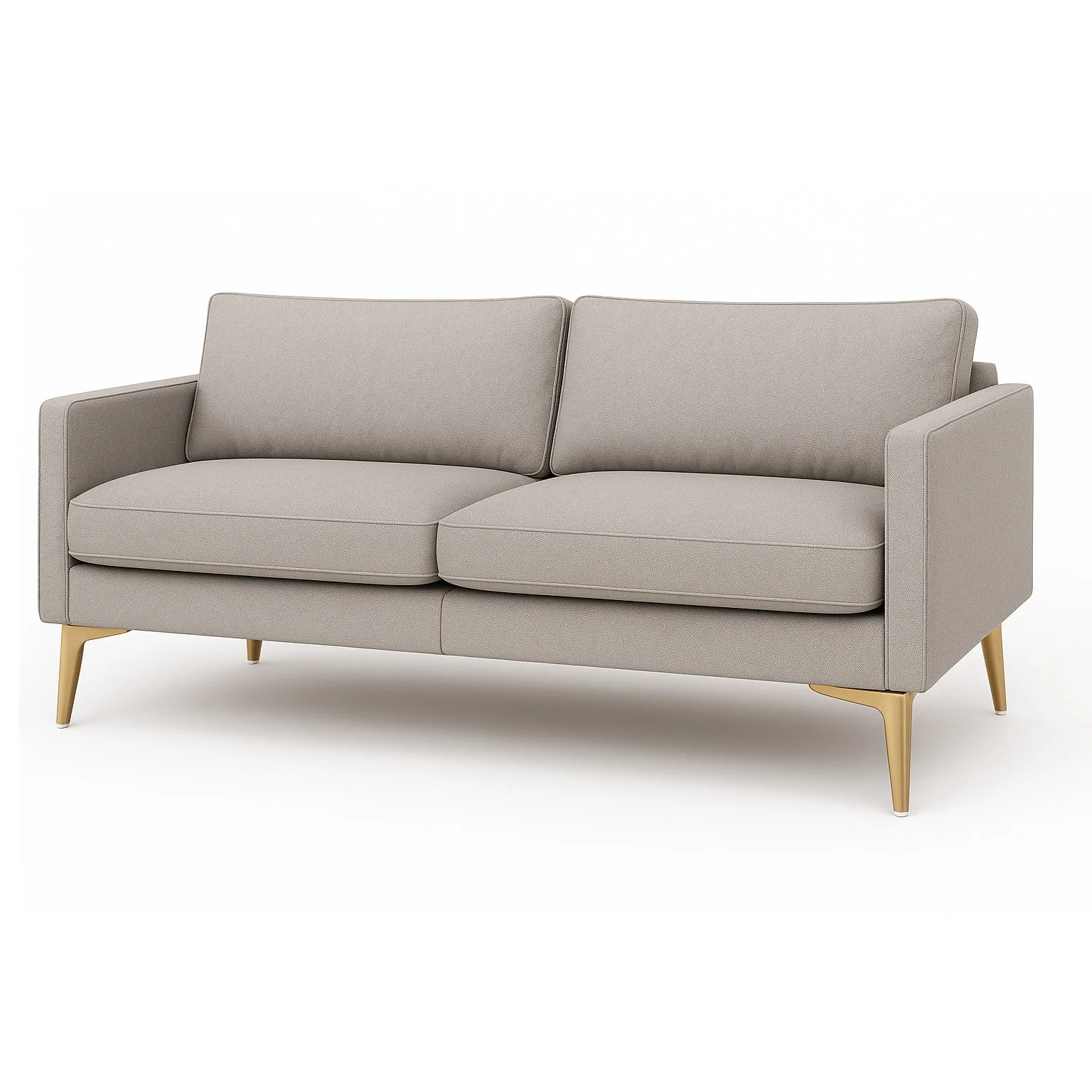 Möbelfuße Stahl gebürstetes Messing (Brushed Brass) hochwertiger Qualität Höhe 18 cm – Bild 5