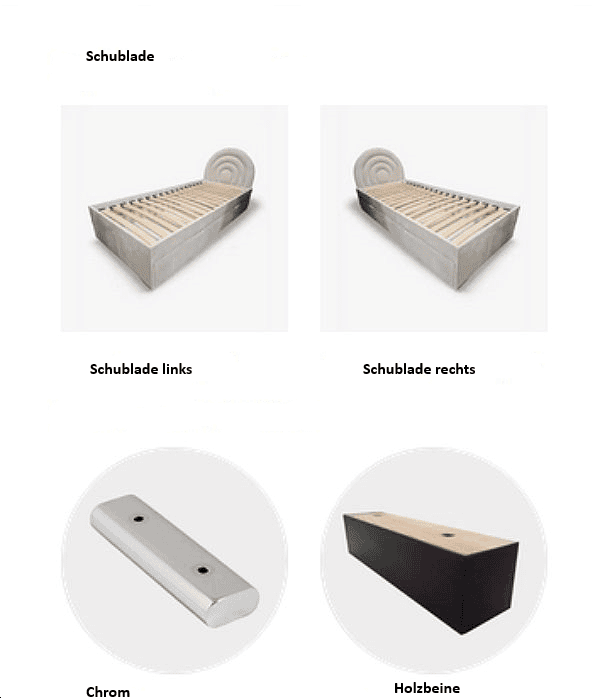 Polsterbett Regenbogen – Bild 6