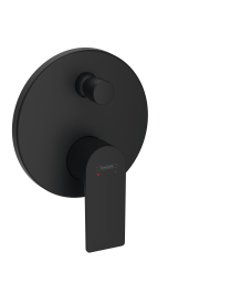 HG Wannenmischer Unterputz Rebris E matt schwarz