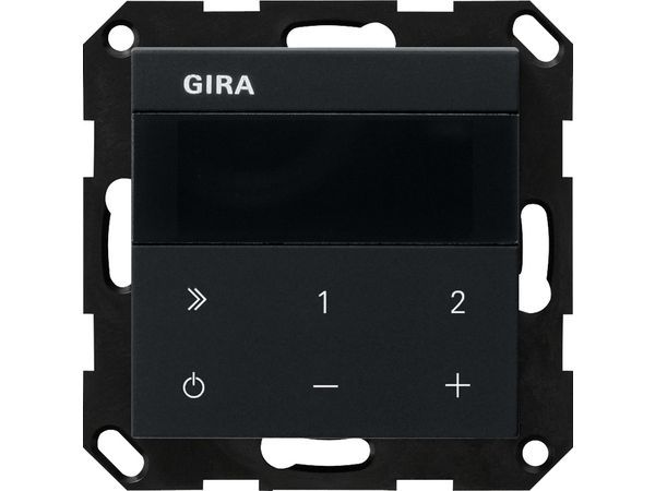 Unterputz-Radio IP Schwarz matt