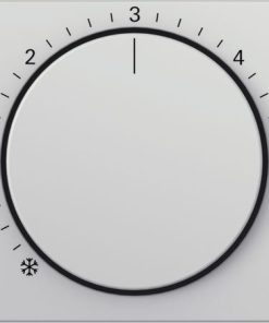 Abdeckung für Raumtemperaturregler System 55 Grau matt