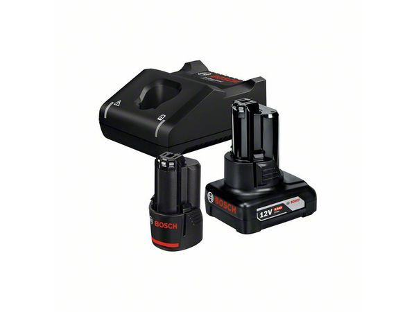 Akku Starter-Set: 1 x GBA 12 Volt, 2.0 A h, 1 x GBA 12 Volt, 4.0 Ah, GAL 12V-40