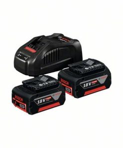 Akku Starter-Set: 2 x GBA 18 Volt, 5.0 A h und GAL 1880 CV