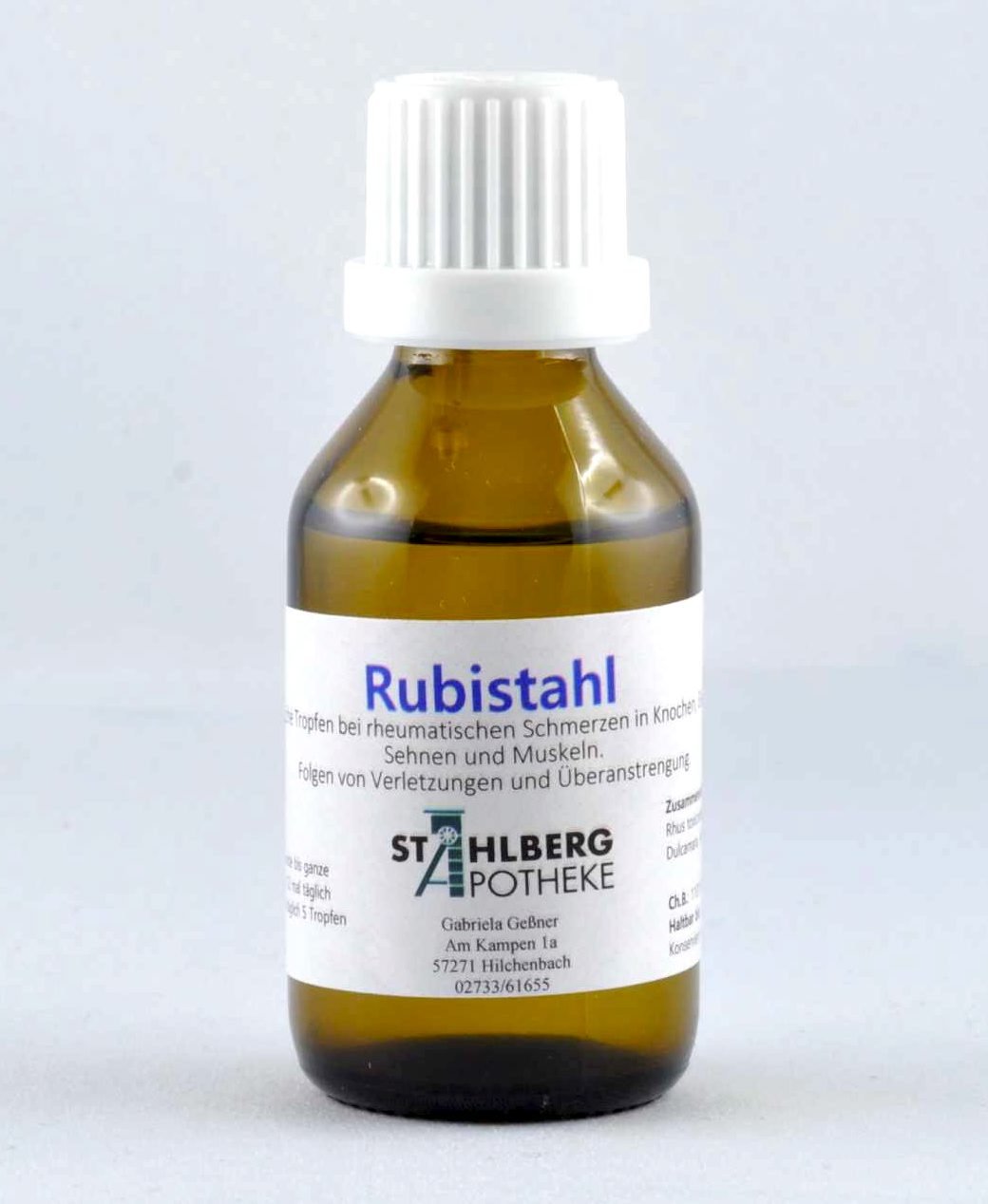 Rubistahl Spagyrische Tropfen – 30 ml