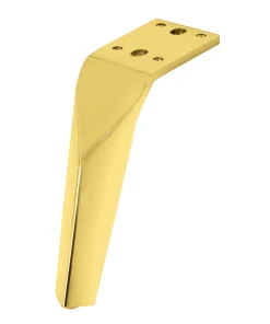 Möbelfüß aus Stahl Sockelfuß Gold Höhe 15cm