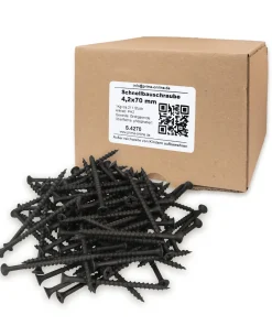 Schnellbauschraube 90 mm – Grobgewinde PH2, Trompetenkopf, schwarz phosphatiert 1KG