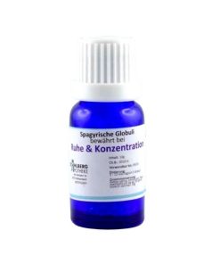 Spagyrische Globuli bewährt bei Ruhe & Konzentration – 10 g