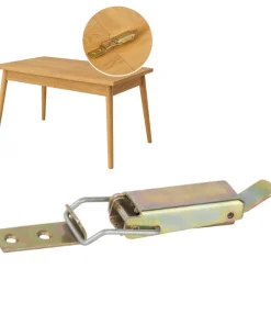 Kniehebelverschluss gelb verzinkt 102 mm – Spannverschluss 2er Set