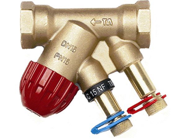 TA-TBV-C Kompaktregelventil DN 20 2×3/4″IG