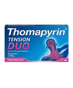 Thomapyrin Tension Duo 400 mg / 100 mg Filmtabletten – 12 Stück