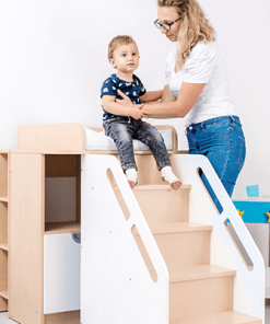 Treppe für Wickeltisch