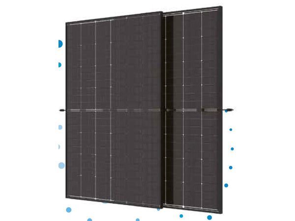 2 x Trina PV Doppelglas Solarmodul 435 Wp TSM-NEG9RC.28 Rahmen schwarz