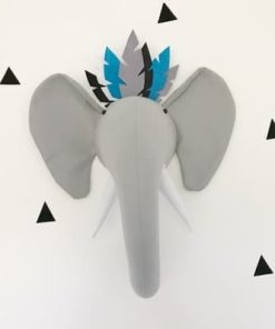 Wanddeko Elefant
