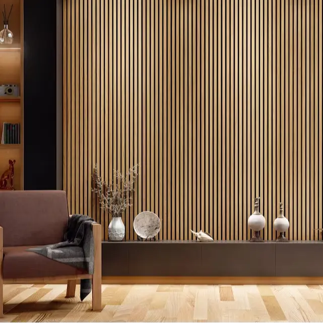 FREJA Akustik paneele schwarz aus Holz 200x60x2,2cm. Black Oak – Wir können sie auch in individuellen Größen herstellen – Bild 8